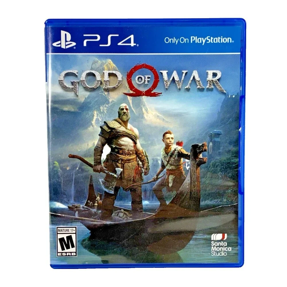 God of War Sony PlayStation 4 Santa Monica Studio 2018 with Insert Tested